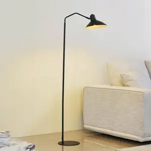 Comparateur de prix : Lindby lampe sur pied Adrik, noir, métal