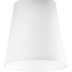 Envostar Risco plafonnier à 1 lampe tissu blanc pas cher