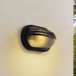 Lindby, applique d'extérieur Adita, noire, ABS, hauteur 16,3 cmVendu paramazon