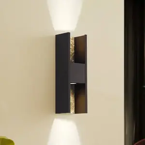 Comparateur de prix : Applique d'extérieur LED Lucande Lavrin, noir/marbre, aluminium