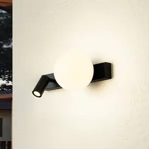 Comparateur de prix : Applique d'extérieur LED Lindby Larcie, à 2 lampes, capteur