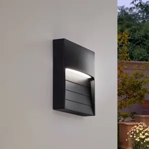 Comparateur de prix : Applique d'extérieur LED Lindby Elissa, noir, plastique, CCT