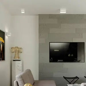 Euluna Aceline applique, up et downlight blanche pas cher