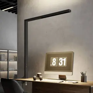 Comparateur de prix : Arcchio Lampe à pince LED pour bureau Jolinda, noir, aluminium, intensité