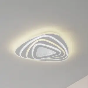 Lindby Plafonnier LED Rebeka, 48x49cm, CCT, télécommande pas cher