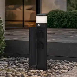 LUCANDE Luminaire extérieur à intensité variable 'Corban' en aluminium pas cher