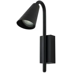 Comparateur de prix : Lindby Applique d'extérieur Sorvete, noir, métal, hauteur 33 cm