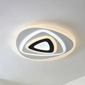 Lindby Plafonnier LED Rebeka, Ø 70 cm, CCT, télécommande pas cher
