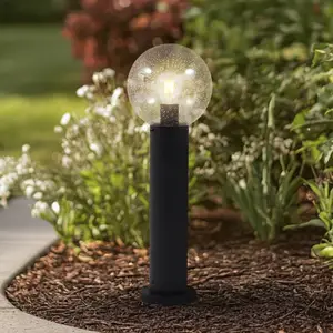 Lindby, luminaire pour socle Dangan, transparent, hauteur 60 cm, verre... pas cher