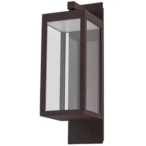 Lucande Applique d'extérieur LED Ferdinand, rouille, métal, IP54 pas cher