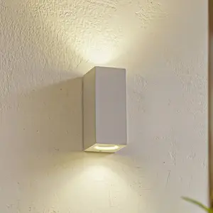 Comparateur de prix : Lucande applique d'extérieur Xava, up/down, blanc, à 2 lampes, GU10