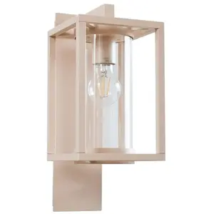 Comparateur de prix : Lucande Applique d'extérieur Ferda, suspendue, beige, IP44