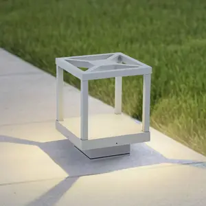 Comparateur de prix : Lucande, luminaire pour socle LED Lealan, gris, métal, 23 cm, IP54