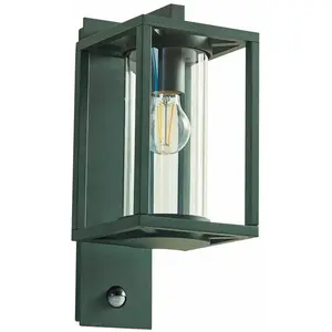 Comparateur de prix : Lucande, applique d'extérieur Ferda, capteur, suspendue, vert, IP44