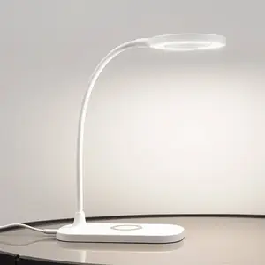 Comparateur de prix : Lindby lampe à poser LED Siona, blanc, CCT, à intensité variable, station de