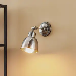 Euluna Applique Emoti à 1 lampe, chromée pas cher