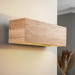 Envostar Kubiko applique, chêne huilé pas cher