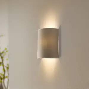 Envostar applique murale Idun, beige clair 24 cm matériau naturel vega...Vendu parluminaire