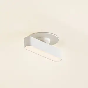Comparateur de prix : Lindby luminaire encastrable LED Eldrin, blanc, réglette lumineuse, 13,1 cm
