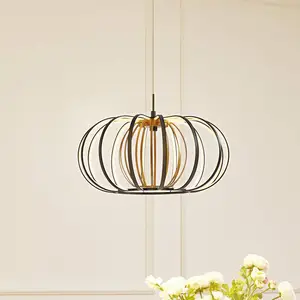 Lucande - led Suspension à intensité variable 'Birger' en métal pour salon & salle à manger pas cher