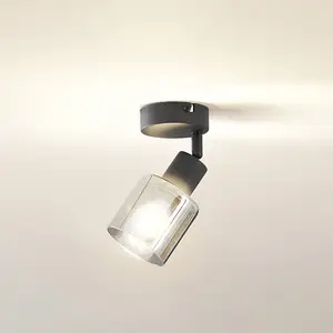 Comparateur de prix : Lindby - Spot à intensité variable 'Netty' en verre pour salon & salle à manger