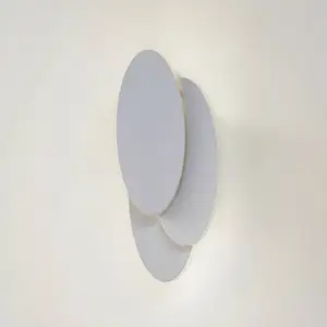 Comparateur de prix : Lindby, applique murale LED Kolme, blanc, plastique, 28 cm