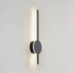 Comparateur de prix : Applique murale LED Lindby Borian, noir, aluminium, 40 cm