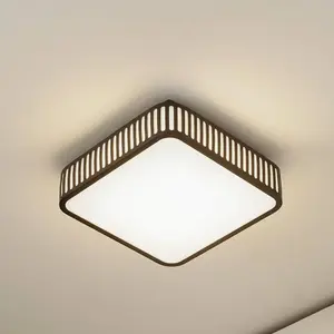 Comparateur de prix : Lindby Plafonnier d'extérieur LED Lurinda, 26 cm noir, IP44