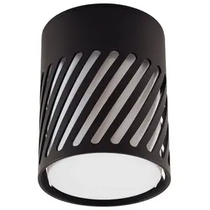 Comparateur de prix : Lindby Plafonnier d'extérieur Lurinda, 10,5 cm, noir, aluminium,