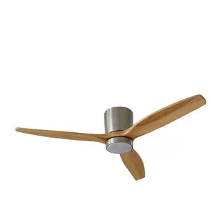 Ventilateur de plafond LED Lucande Faipari, nickel, DC, silencieux, 132 cm pas cher