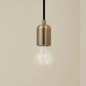 Comparateur de prix : Lindby suspension Hattie, laiton, Ø 4,7 cm, métal, E27