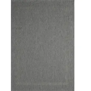 Comparateur de prix : the carpet Mistra Tapis résistant tissé Plat Design Moderne idéal pour Cuisine et Salle à Manger Couleurs Tendance Extra Plat Aussi pour l'extérieur Bordure Anthracite 240 x 340 cm