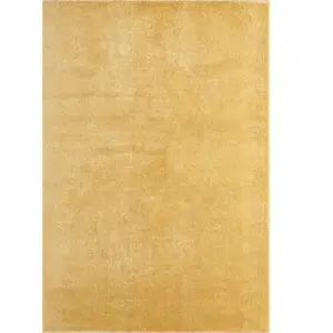 Relax tapis salon doux antidérapant lavable or, 60 x 110 cm pas cher