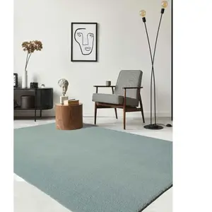 Tapis lavable et antidérapant, bleu, 60 x 110 cm pas cher