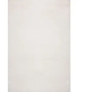 Tapis lavable et antidérapant, uni, crème, 200 x 280 cm pas cher