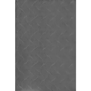 Tapis salon antidérapant 3d, anthracite, 160 x 220 cm pas cher