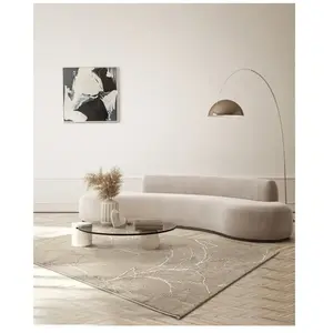 Tapis mila brillant nature, beige, 80 x 300 cm pas cher