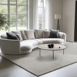 Tapis design géométrique, gris, 140 x 200 cm pas cher