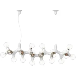 Next DNA Suspension à 24 sources lumineuses, E27, DNA-PL-LONG-24-WG, LONG-24