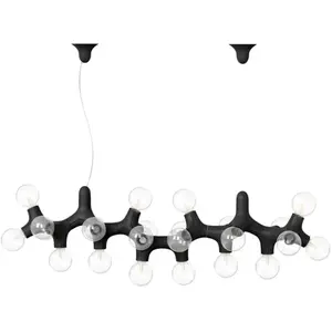 Next DNA Suspension à 24 sources lumineuses, E27, DNA-PL-LONG-24-SM, LONG-24