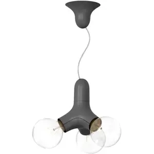 Next DNA Suspension à 3 sources lumineuses, E27, DNA-PL-SINGLE-3-GM, SINGLE-3 pas cher