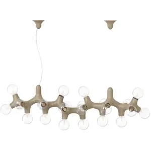 Next DNA Suspension à 24 sources lumineuses, E27, DNA-PL-LONG-24-BM, LONG-24