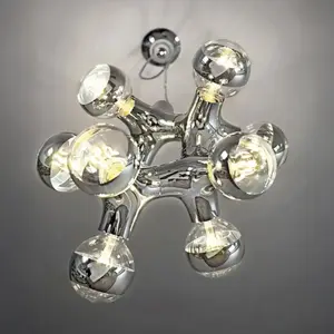 Next DNA Suspension à 9 sources lumineuses, E27, DNA-PL-QUATTRO-9.1-CH, QUATTRO-9.1 pas cher