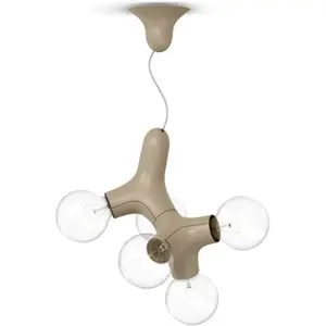 Next DNA Suspension à 5 sources lumineuses, E27, DNA-PL-DOUBLE-5-BM, DOUBLE-5 pas cher