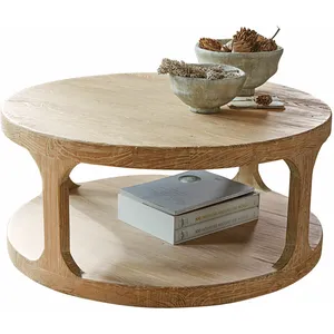 LOBERON Table basse Jovilliers, marron (42cm) pas cher