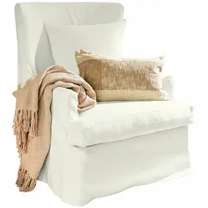 Comparateur de prix : LOBERON Fauteuil Williamson, blanc (90 x 95 x 110cm)