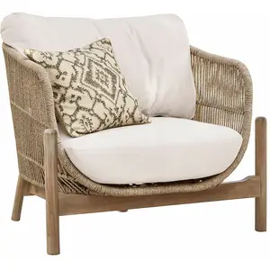 LOBERON Fauteuil 100 % FSC® Belvidere, beige (80.5 x 87 x 68cm)