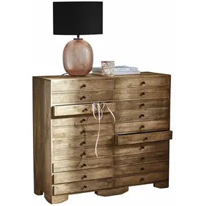 Comparateur de prix : LOBERON Commode Magnifoux, marron (28 x 83 x 73cm)