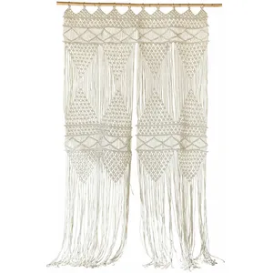 LOBERON Voilage Kivelli, crème (140 x 250cm) pas cher