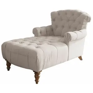 LOBERON Méridienne Springfield Village, beige/marron (153 x 92 x 94cm)Vendu parloberon